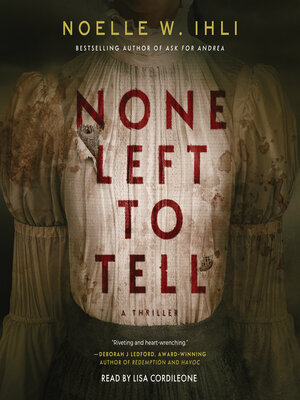 None Left to Tell - Audiobook